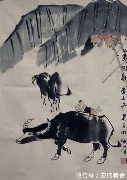 著作权协会#牛牛牛，峨眉四中美术老师牛年画牛送祝福