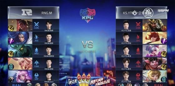 橘右京|KPL雨雨马超五连绝世惊艳全场,RNG.M零封KS.YTG