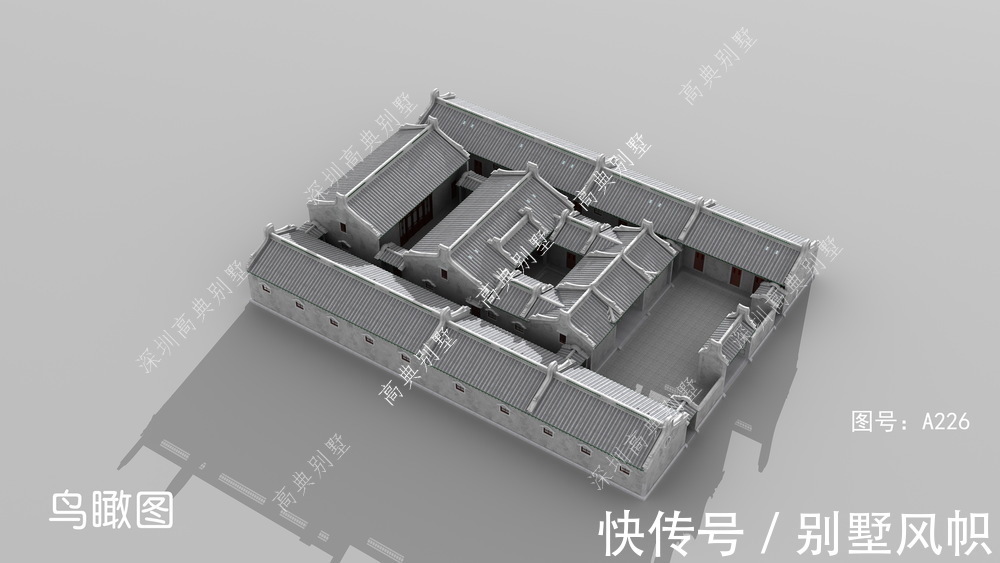 别墅|漂亮的中式农村别墅，外观美观大气，养老房的好选择