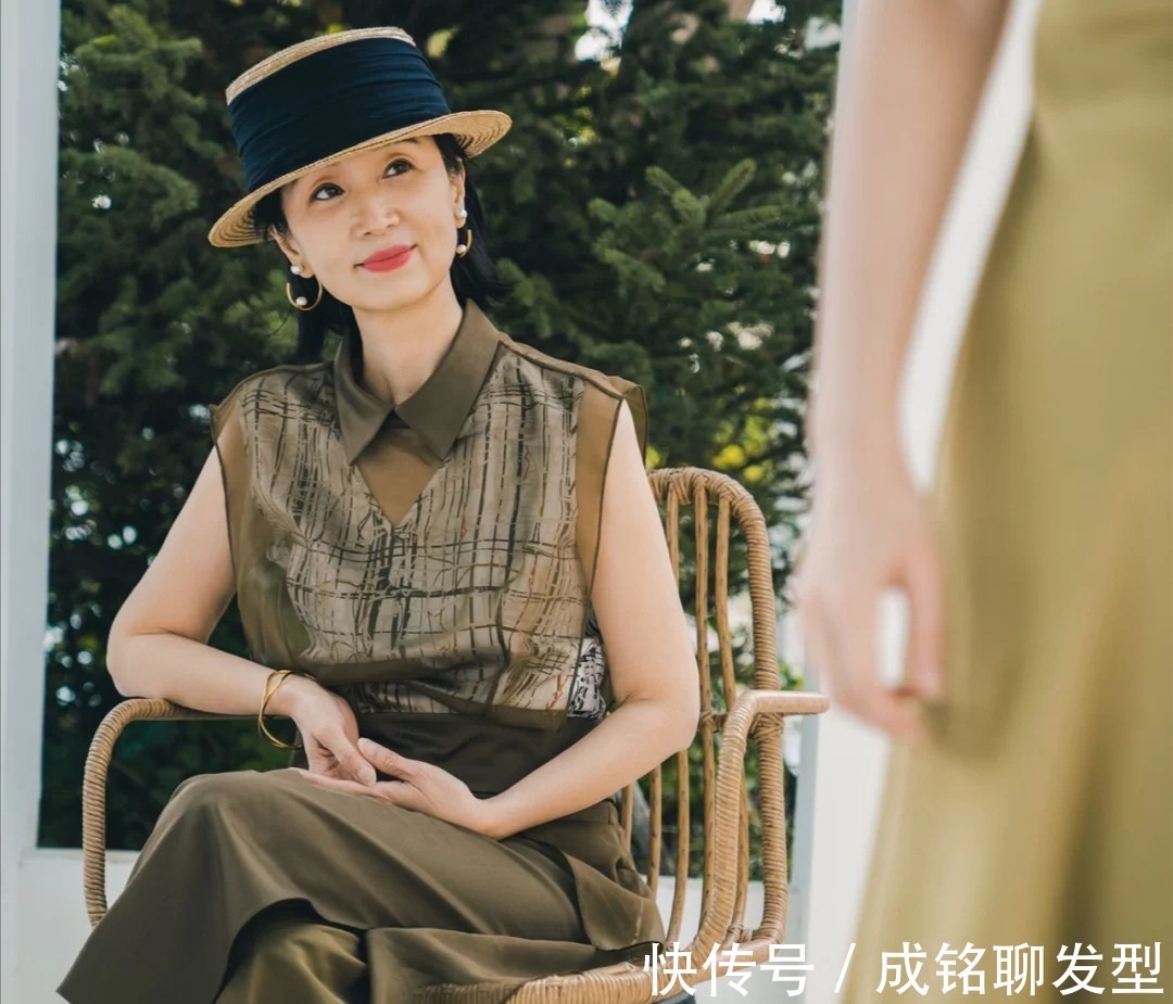 裙装|三木母女凭优雅穿搭火出圈,把精致与高级演绎到极致,值得借鉴
