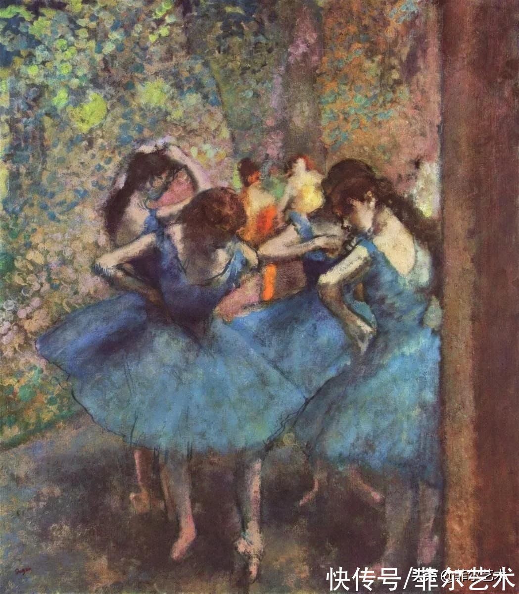 法国@法国艺术大师埃德加·德加舞女125幅油画作品,美翻了