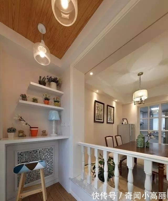 实用|晒晒我家158平复式新房,独爱这半堵小墙设计,很实用!