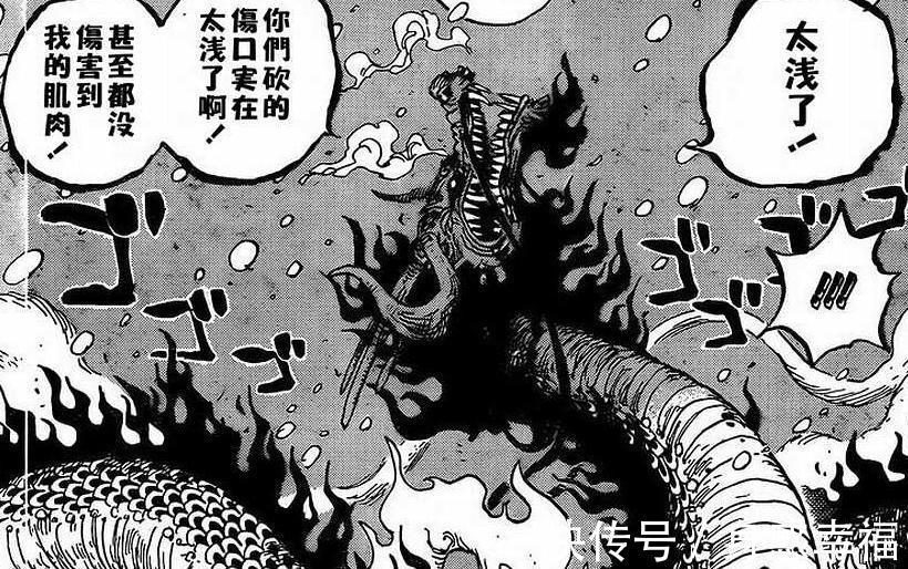 赤鞘九侠|海贼王：赤鞘九侠攻击看似霸气却徒劳无功，凯多一招解决小菊！