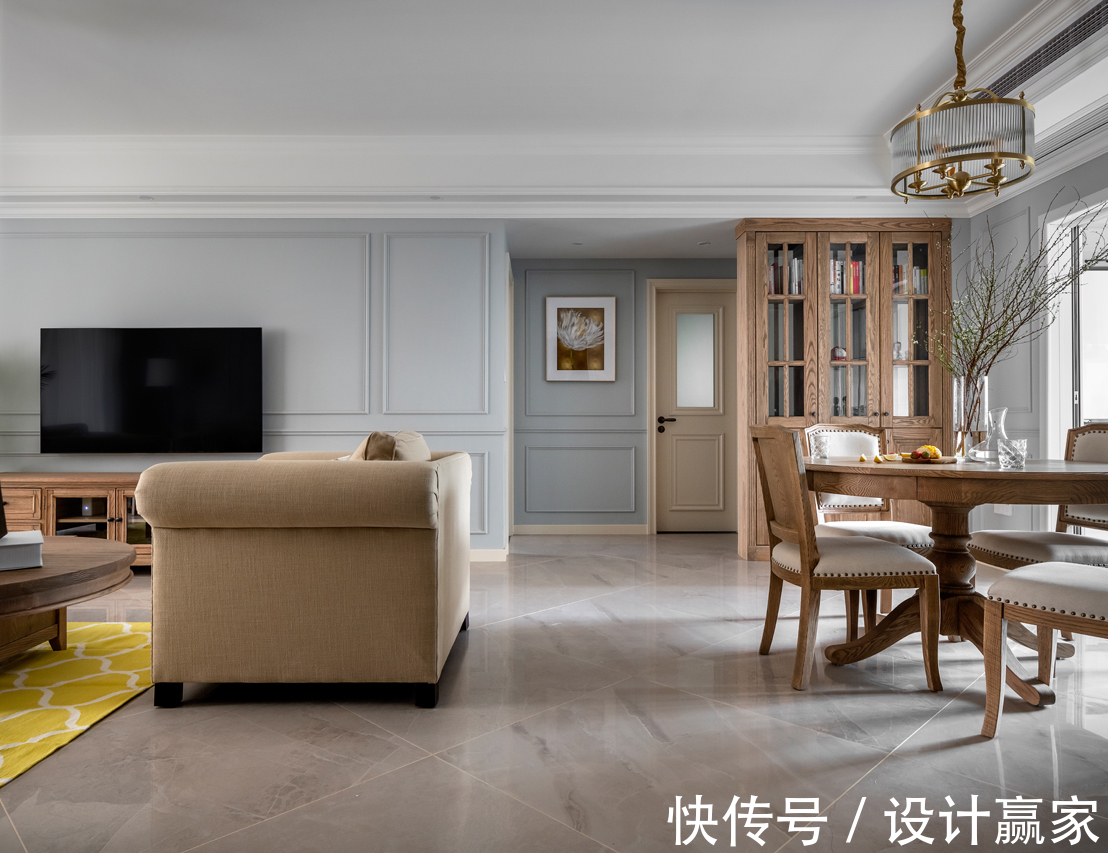 卫生间|120㎡原木自然风，经典美式贯穿其中，精致优雅大气