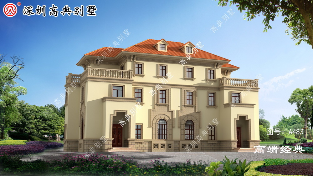 老年人|兄弟建房,双拼三层别墅,让建筑更为夺目