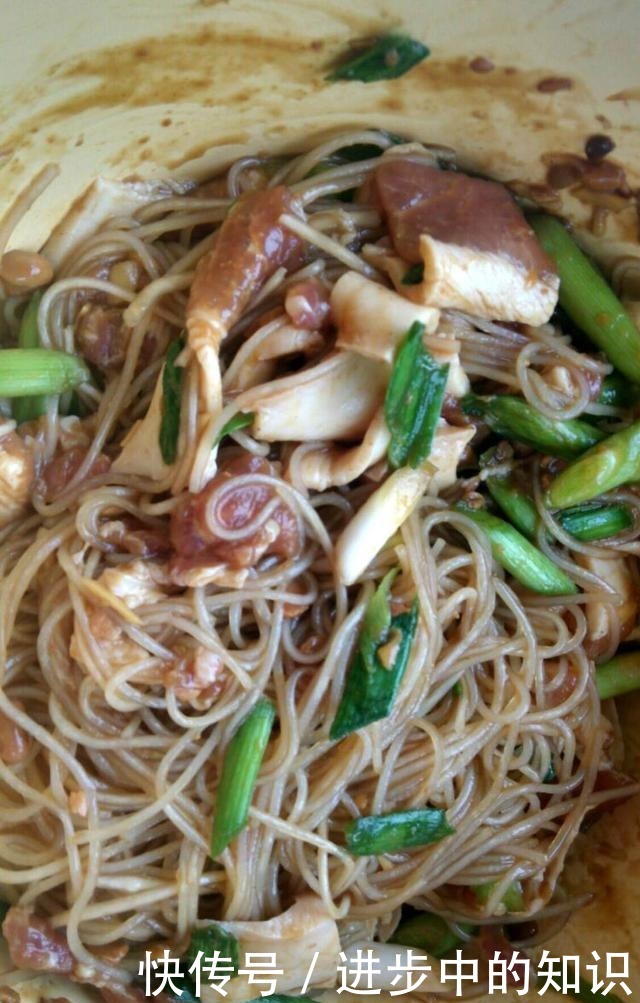 第一次做红薯粉条蒸肉,大家看正宗吗