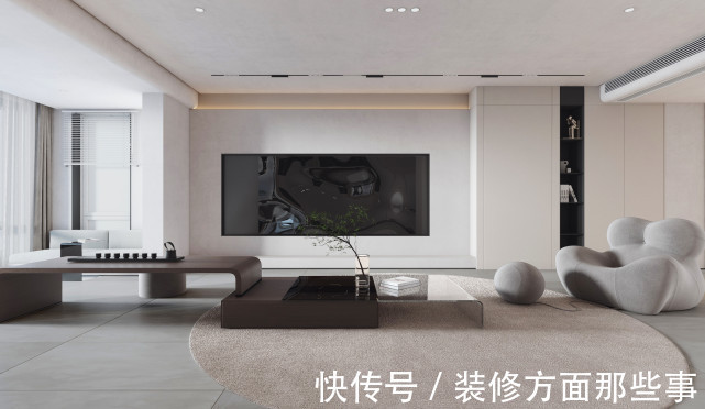 200㎡现代风,原木、纯白、浅灰三色融合,打造通透空间
