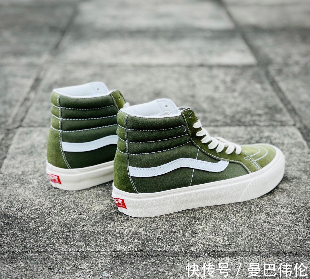 vault Vans SK8-Hi Vault OG 军绿高帮帆布鞋