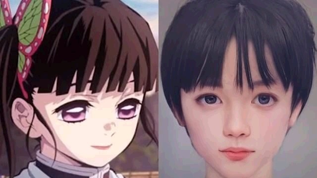 魇梦|当《鬼灭之刃》被还原成真人,次元壁脆弱得不堪一击,这也太像了