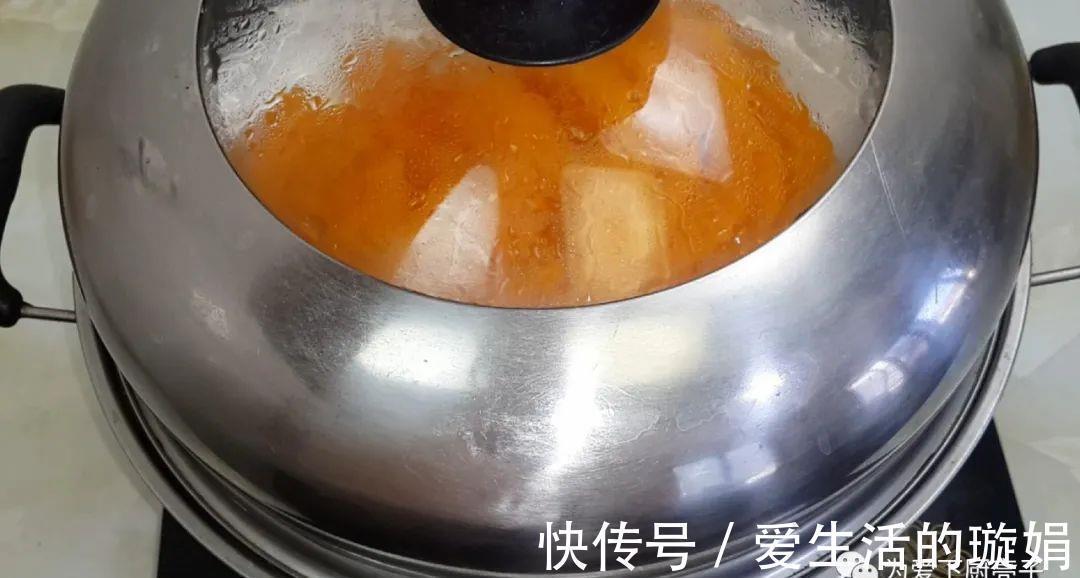 擀杖|南瓜丸子做法,锅里一炸,劲道又拉丝有弹性,出锅全家都抢着吃