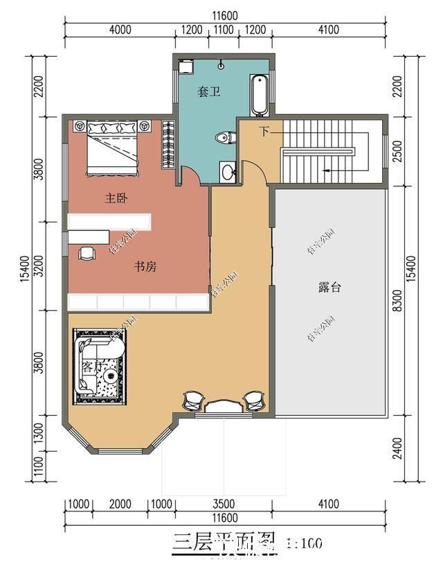 地下室|回农村盖别墅，落地窗+挑空客厅就是漂亮，3套图纸倾心推荐
