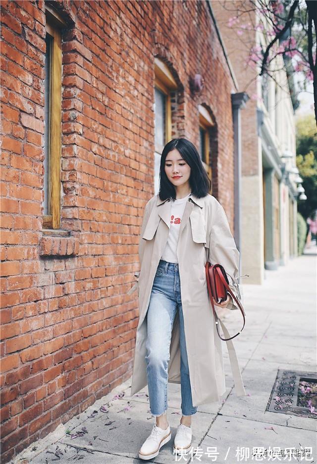 风衣|今年穿风衣,不建议你配阔腿裤,这“2条”裤子更合拍,遮肉显高