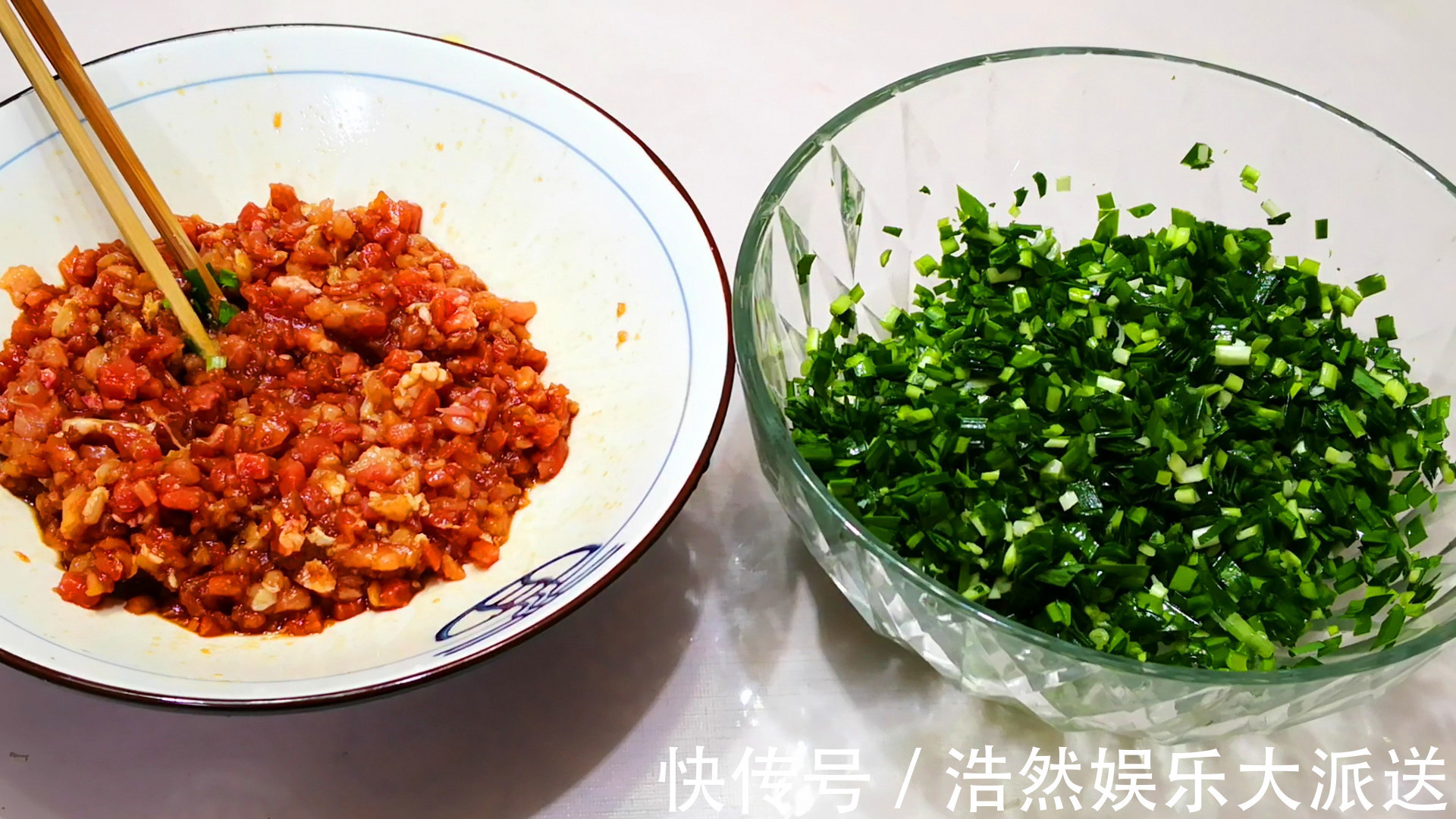 韭菜馅怎么调才好吃大厨教你诀窍,鲜美不出水,和饭馆的一个味