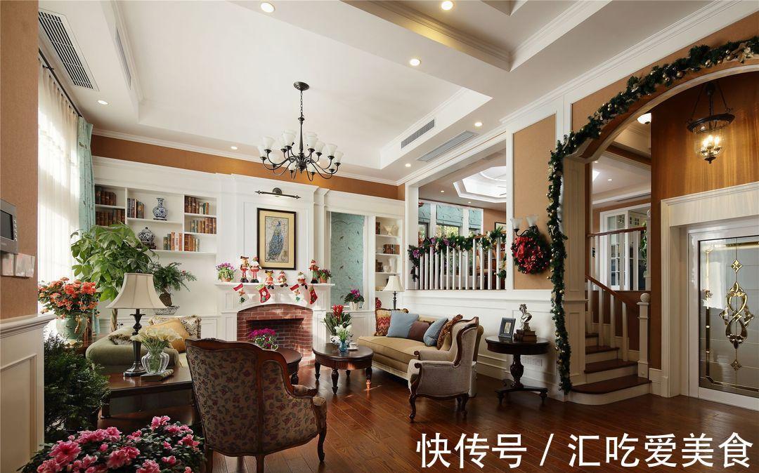 清透|560平方米的美式大别墅,观光电梯上下楼,享受绝佳观景体验