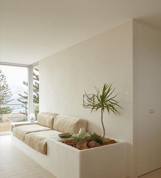 红砖|晒晒老公用红砖砌的沙发，刷上白漆，就算用上几十年也不会过时