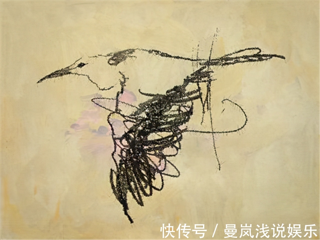 画家！他画一只鸟卖了82万，网友吐槽：不如小学生，专家：往鸟眼睛里看