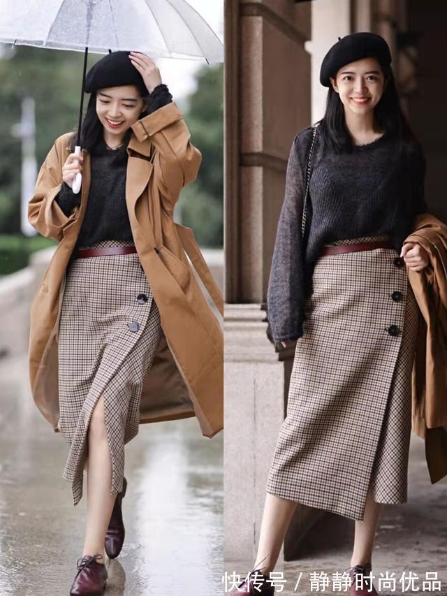 碎花连衣裙 这个秋天“风衣”又火了!学会这几个穿搭小思路,简约且耐看