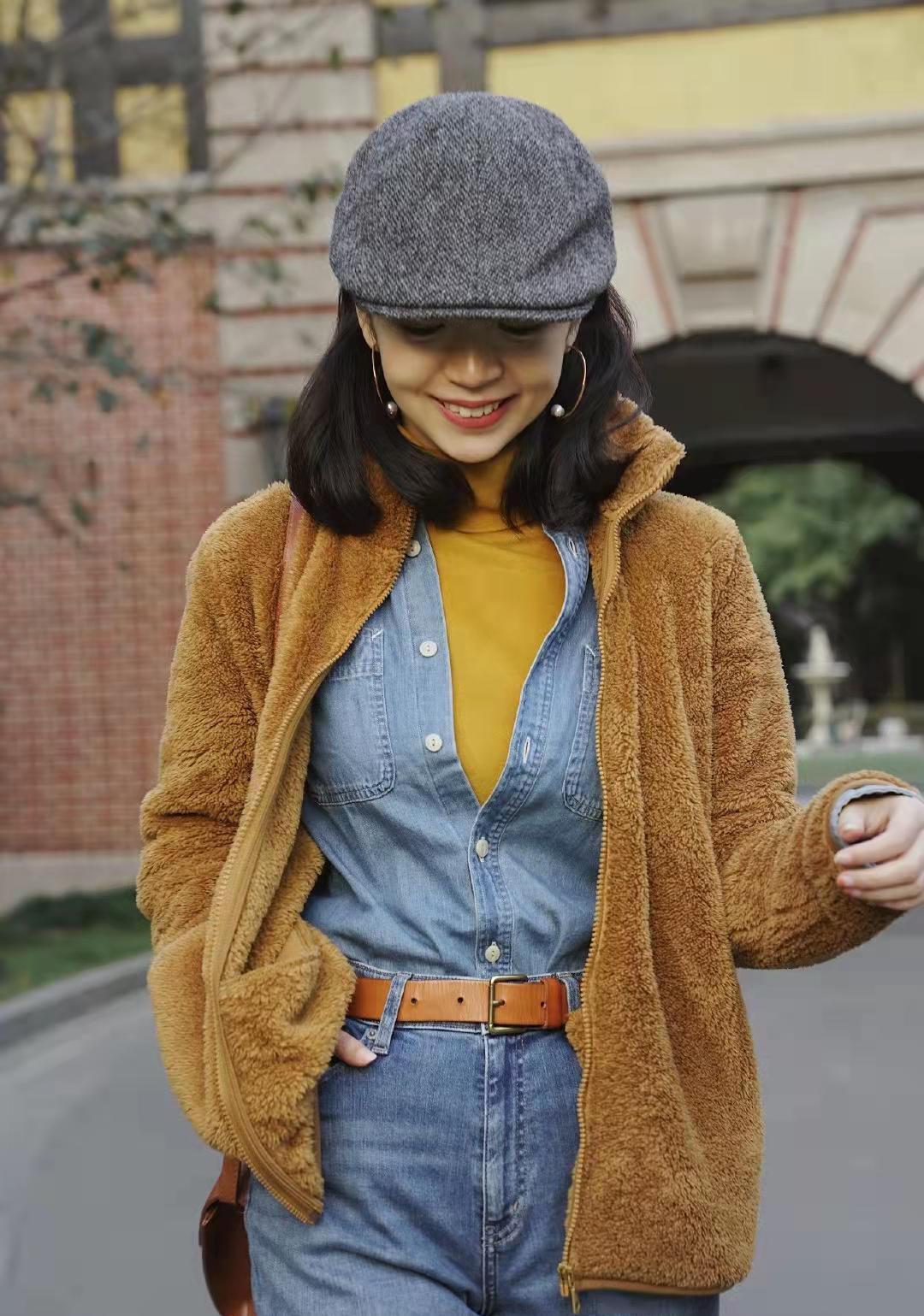 棕黄色 秋冬穿“棕色”能有多美?瞧三木博主的气质搭配,照着穿就很美