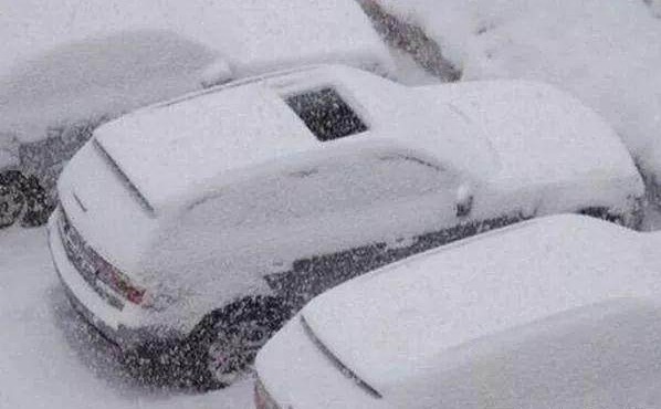 |搞笑图片幽默段子笑话下了好大的雪呢,汽车都被埋了么哈哈