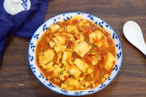 肉饼汤|西红柿和豆腐一起做，原来这么好吃，营养丰富又解馋，简单易学