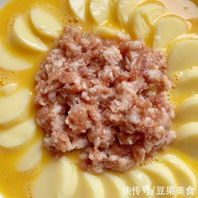 百變鮮鋒料理#玉子豆腐蒸雞蛋肉餅