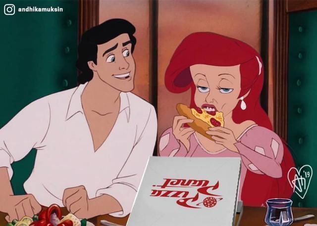 爱丽儿|大象腿、肥肚腩、双下巴,凭什么迪士尼公主变胖,还是这么可爱