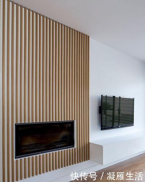 墙面|花几万给墙面刷漆,还不如几根木条来得美观实用,新房就这样做