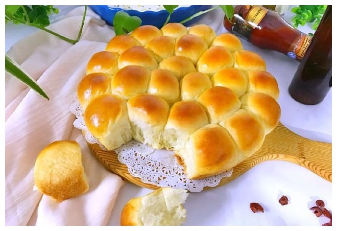 这个面包做法太简单了，不用整形，滚圆就好，放上3天也不硬