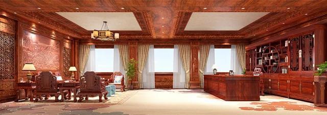 红木|49岁阿姨的315㎡别墅,全屋坚持红木装修,入户古典又气派!