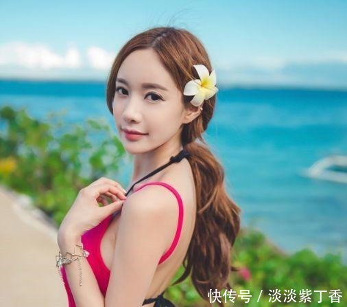 清凉穿搭的泳衣小姐姐,气质温婉别有韵味,尽显女人知性美!