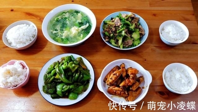 营养健康|晒晒我家这7天的午餐，每天都是3菜1汤1主食，荤素搭配，营养健康