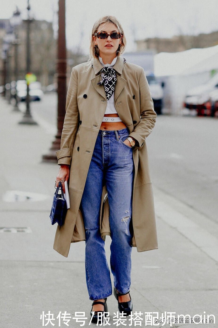 为什么说初春不能没有直筒牛仔裤？原来选对了，真的显高显瘦