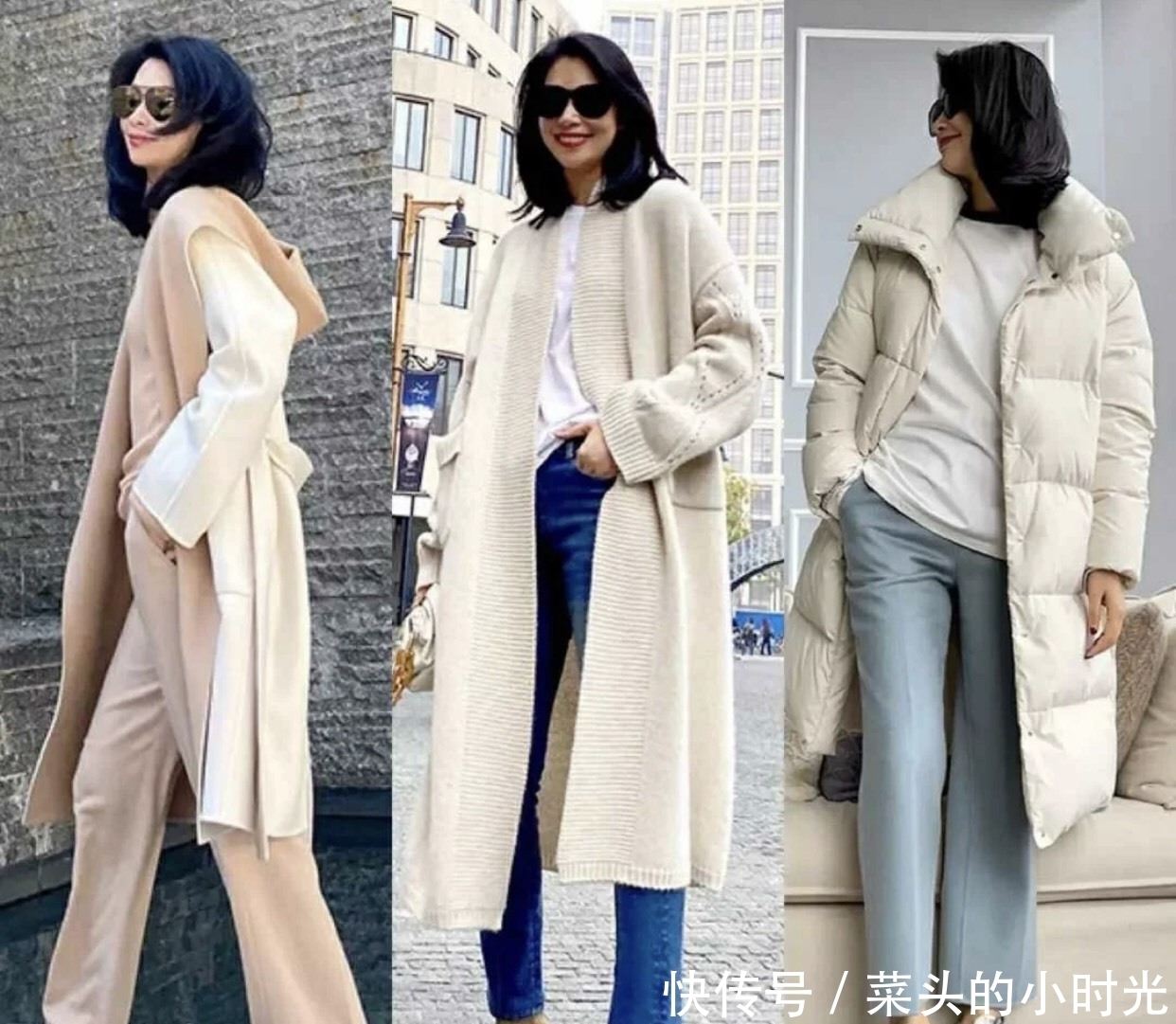 成熟女性穿衣有质感，要注重颜色的搭配，简简单单才最高级