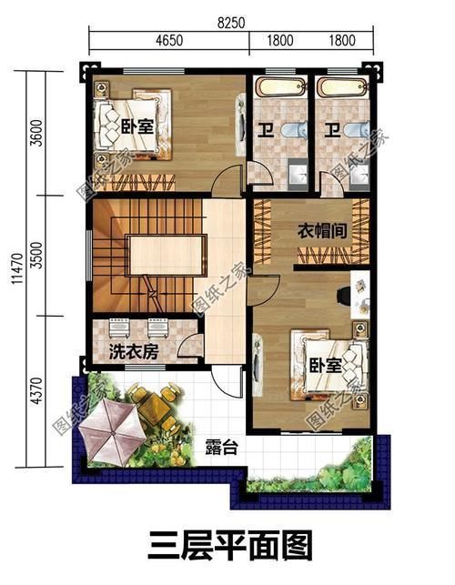 客厅|一楼商铺二三楼居住的三层住宅图，这是不是你要找的建房设计？