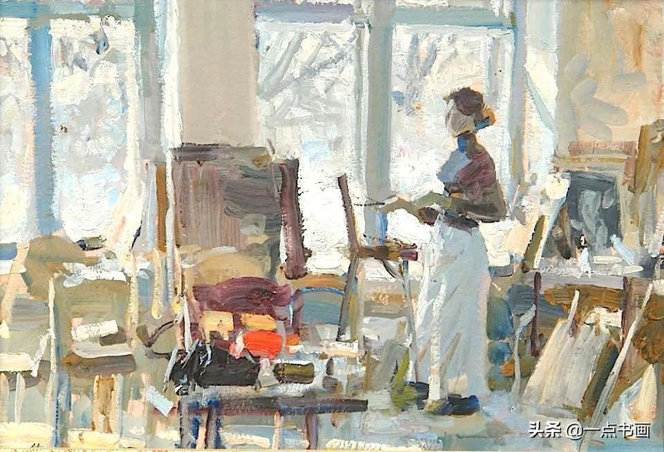 美术学院#阿巴库莫夫：被誉为俄罗斯的金笔，其画笔下都是净化的世界