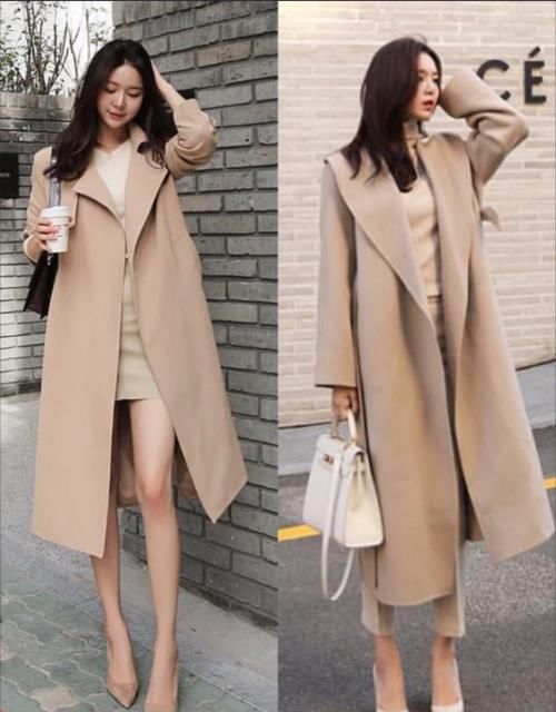 经典时髦的大地色“大衣”，教你这4种知性的穿搭，优雅显气质