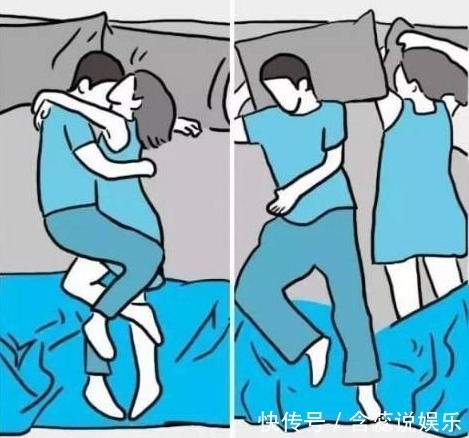 夫妻感情|7种常见的夫妻睡姿,第六种睡姿的夫妻感情最好,你们是哪一种呢