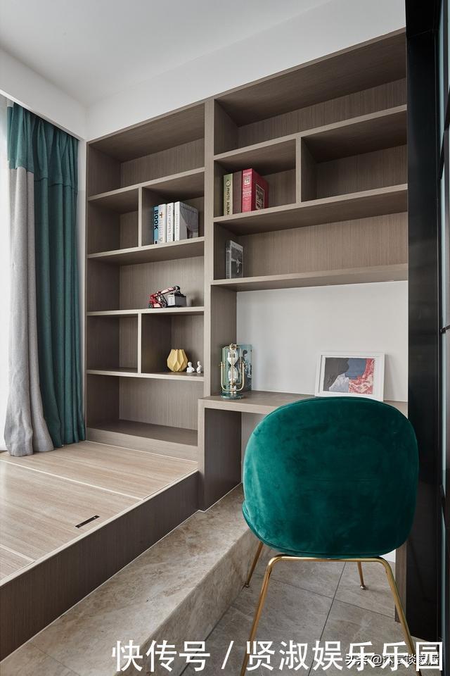 书房|越来越多人喜欢横厅,看完她家,发现不是一般的大气,简约又高级