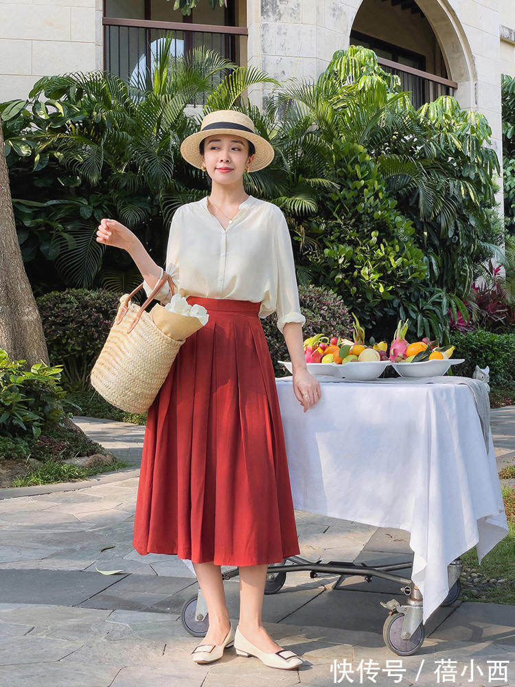 女生|女生一定要精致!推荐12套半身裙早秋搭配,活得漂亮更要穿得漂亮