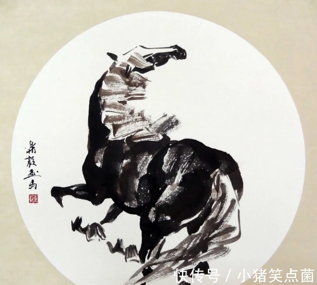 人观|他笔下的骏马,作品不落俗套,让人观之如闻其声