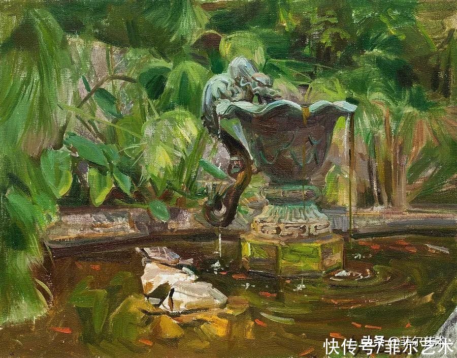 victori俄罗斯女画家维多利亚·哈尔琴科风景油画作品欣赏