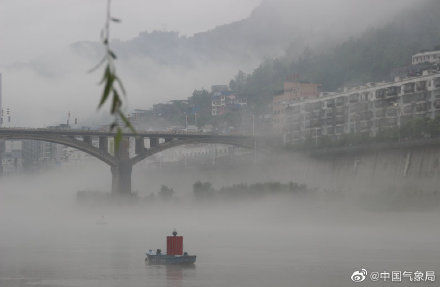 云雾|意境美！雨后乌江河云雾缭绕