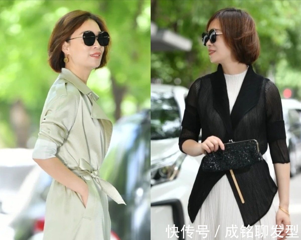 发质|50岁+的女士换发型,与其刻意装嫩,不如随意简单的发型更显年轻