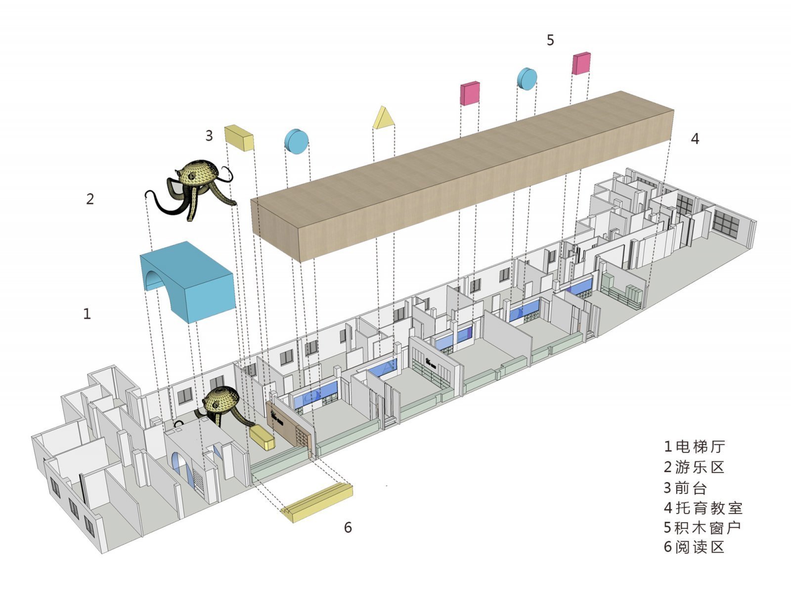 万致设计 ||托育园空间设计,释放孩子的天性 | 释放