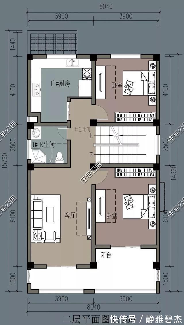 露台|农村建房位置好, 建个带商铺的户型把钱赚, 10套户型分享