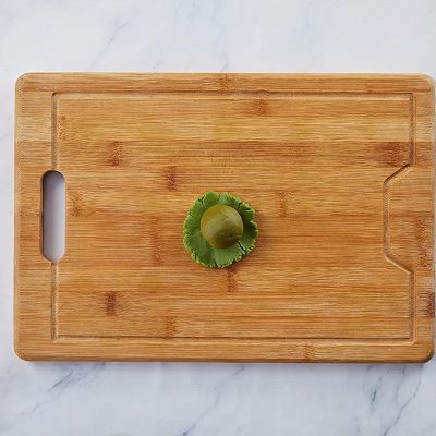 面团|抹茶奶黄流心月饼