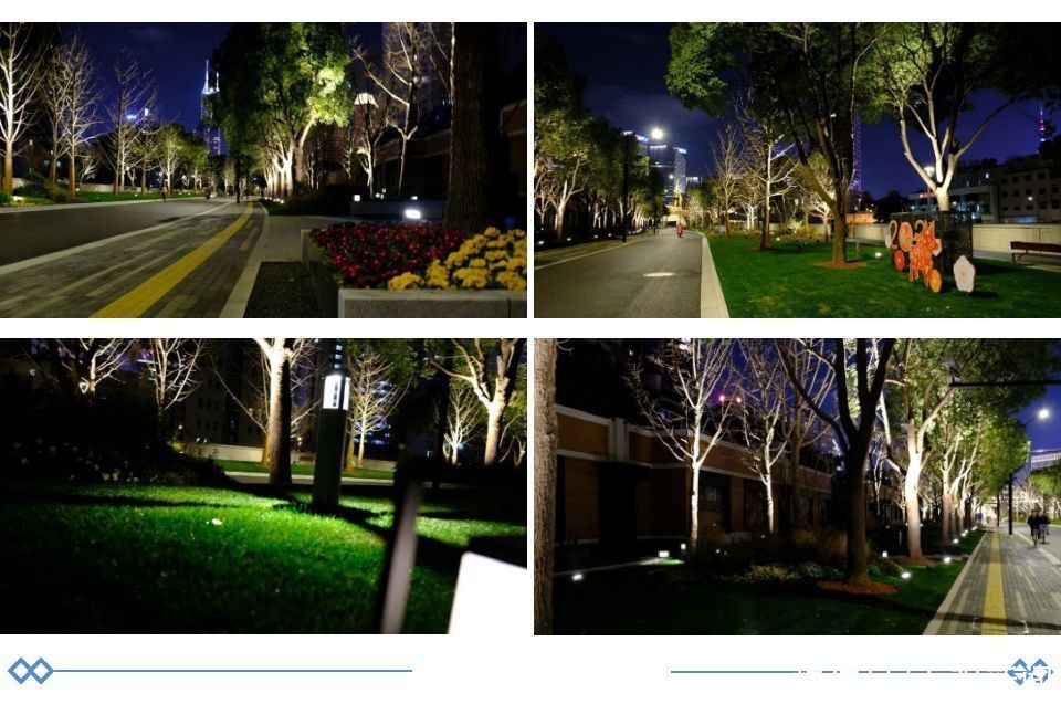 中年|时空隧道、光与夜之街……这段静安区超美滨江大道亮灯啦