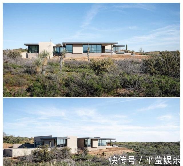 外国佬|外国佬自建私人别墅,大量混凝土砖设计,谁说别墅就得花几百万