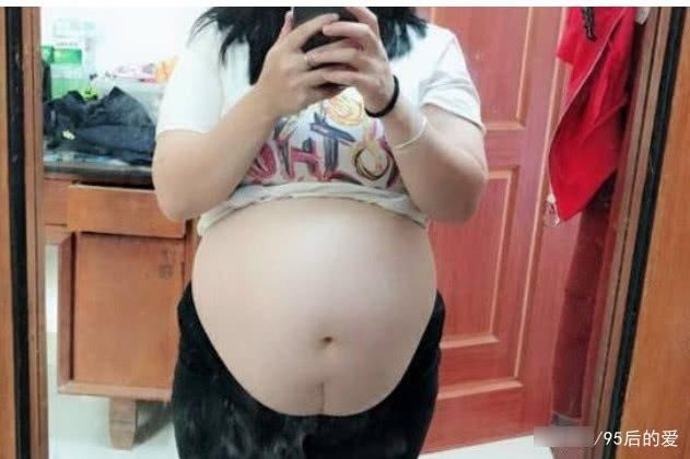 怀孕38周顺产个7斤小胖子，小家伙很是健康，孕妈分享怀孕症状