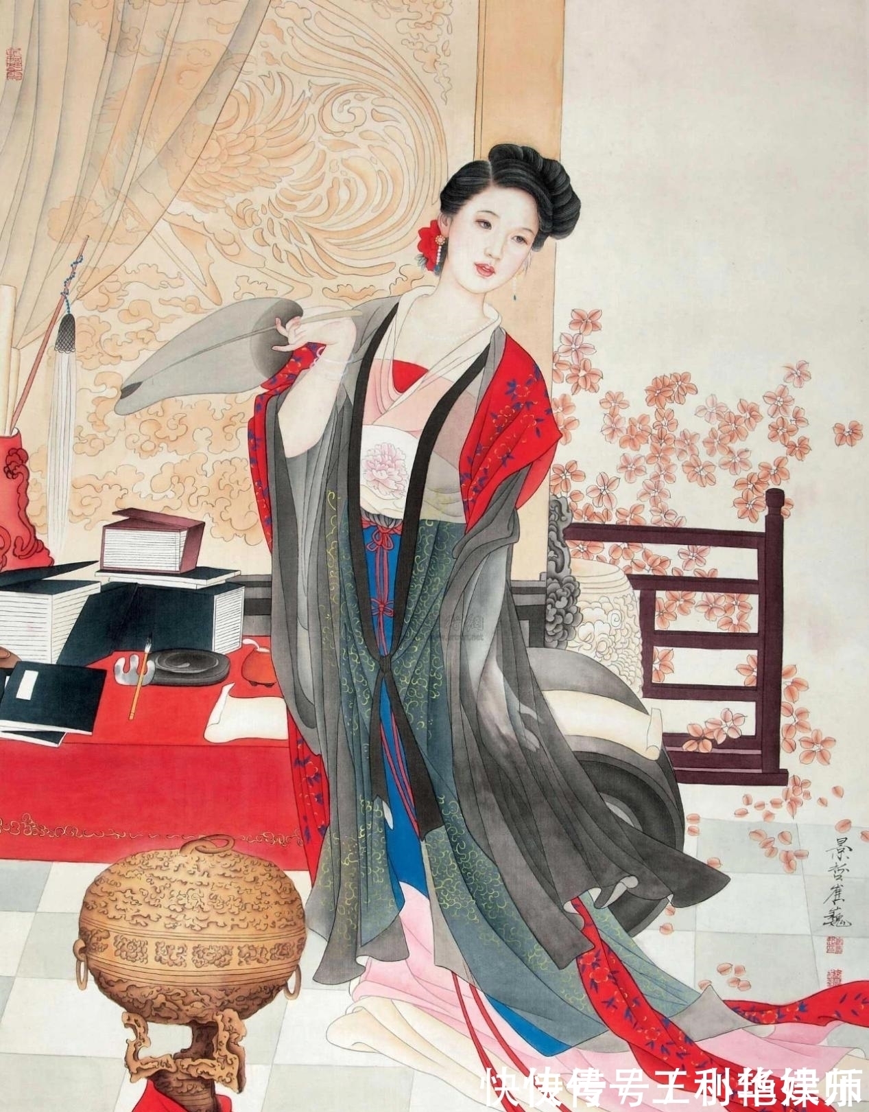 老师$崔景哲:奖杯拿到手软的工笔画画家,作品被国内外机构争相收藏